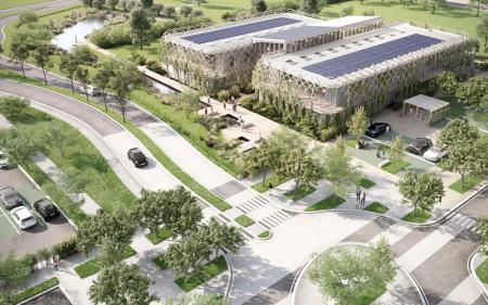 Construction du pôle des services publics Aunis Atlantique à Ferrières (17)

Maître d’ouvrage : Communauté