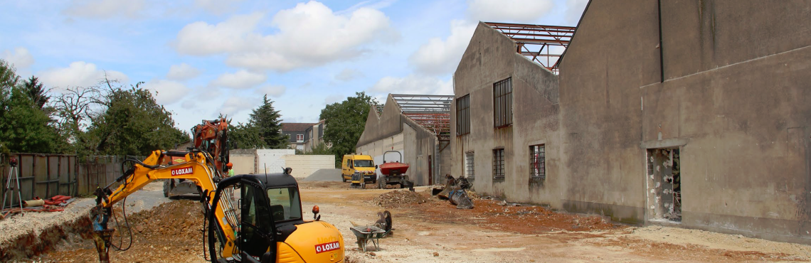 Ré-confort Moderne Poitiers-chantier juillet 2016